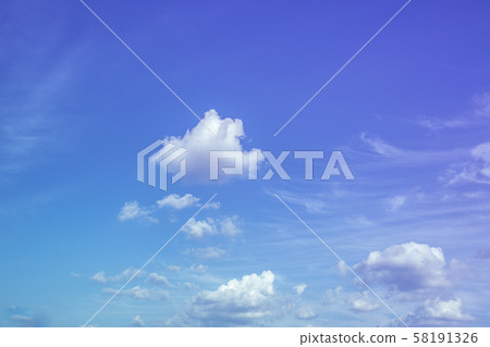 white clouds that float in the blue sky white clouds that float in the blue sky 58191326