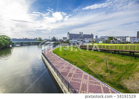 愛知縣名古屋市中川運河 58191529