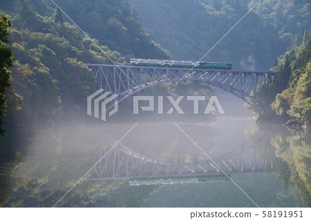 Tadami Line · First Bridge (Mishima Town, Fukushima Prefecture) 58191951
