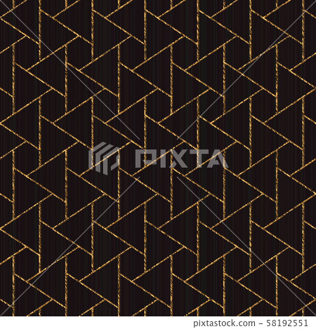 Asian motif. Scratched seamless pattern. Abstract. Asian motif. Scratched seamless pattern. Abstract. 58192551