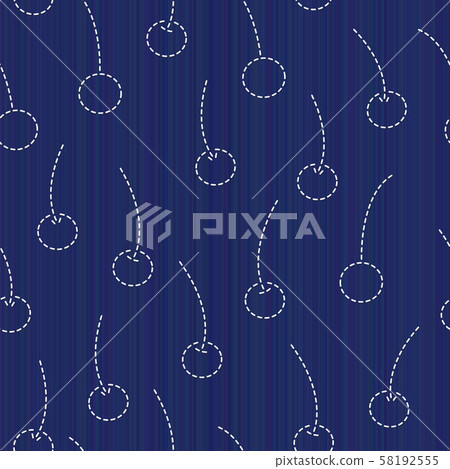 Sashiko. Abstract seamless texture. Kimono pattern Sashiko. Abstract seamless texture. Kimono pattern 58192555