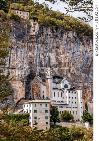 Shrine of the Madonna della Corona - Spiazzi Verona Italy Shrine of the Madonna della Corona - Spiazzi Verona Italy 58192557