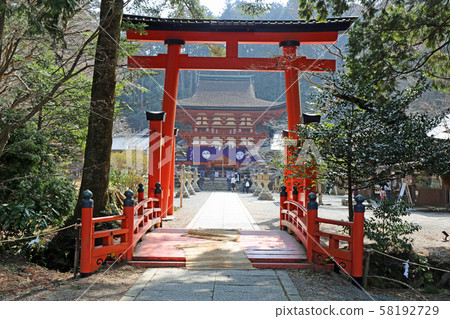 Niyu Tokyo Hiya Shrine in the snow 58192729