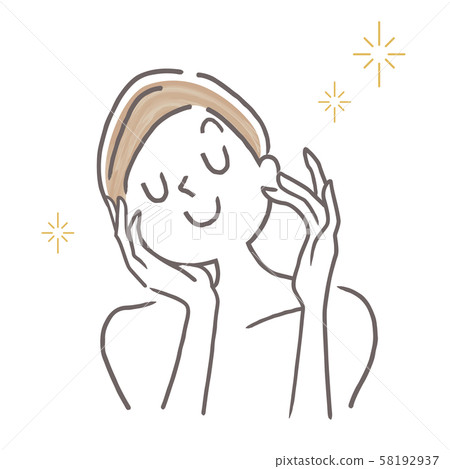 Illustration material: beauty, skin care 58192937