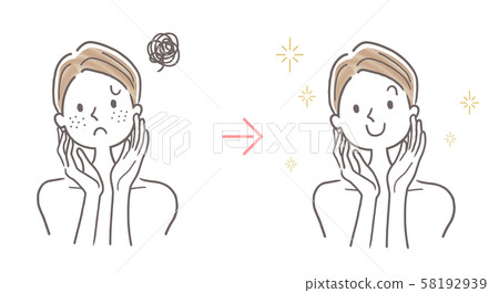 Illustration material: beauty, skin care 58192939