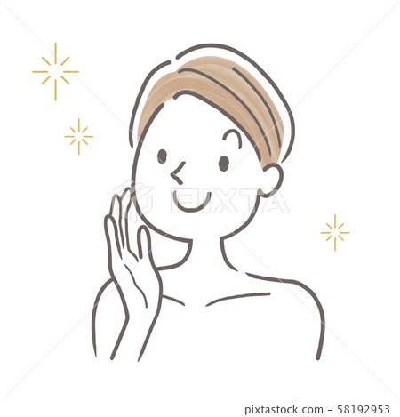 插圖素材:美容,護膚 插圖素材:美容,護膚 58192953