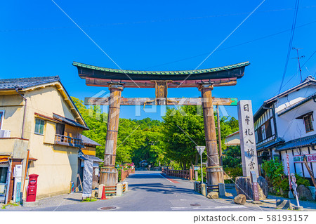 Shiga Nikko Hachimangu Shrine Torii 58193157