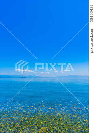 滋賀縣琵琶湖湖西風景 58193483