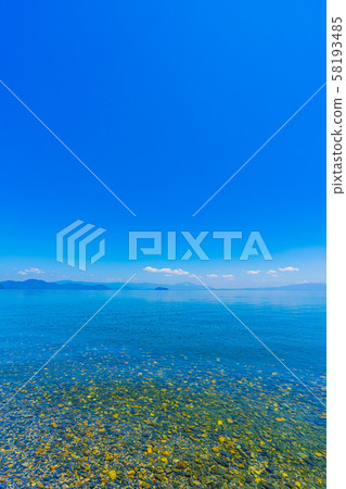 滋賀縣琵琶湖湖西風景 58193485