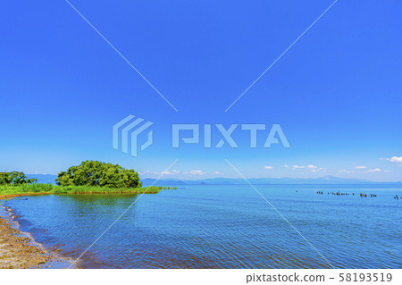 Shiga Prefecture Lake Biwa Kosai Landscape 58193519