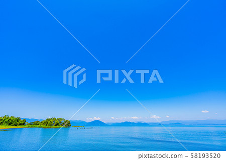 Shiga Prefecture Lake Biwa Kosai Landscape Shiga Prefecture Lake Biwa Kosai Landscape 58193520