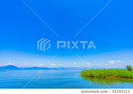 Shiga Prefecture Lake Biwa Kosai Landscape Shiga Prefecture Lake Biwa Kosai Landscape 58193521