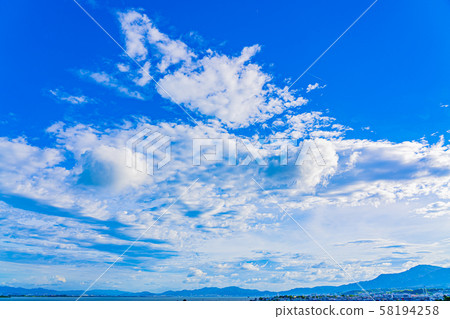 滋賀縣琵琶湖湖西風景 58194258