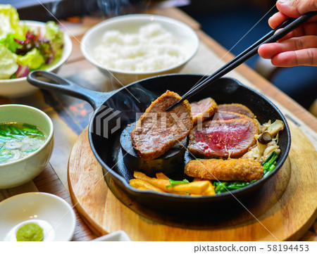 Traditional smoked barbecue wagyu beef Traditional smoked barbecue wagyu beef 58194453