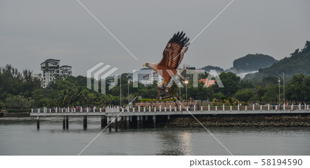Eagle Square on Langkawi Island, Malaysia 58194590