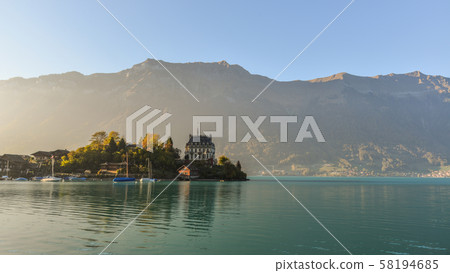Beautiful scenery of Lake Brienz, Switzerland Beautiful scenery of Lake Brienz, Switzerland 58194685