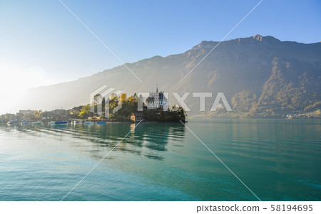 Beautiful scenery of Lake Brienz, Switzerland 58194695