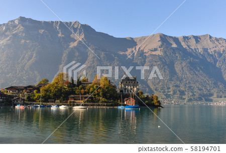 Beautiful scenery of Lake Brienz, Switzerland 58194701