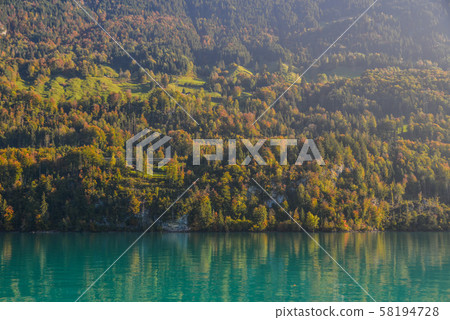 Beautiful scenery of Lake Brienz, Switzerland 58194728
