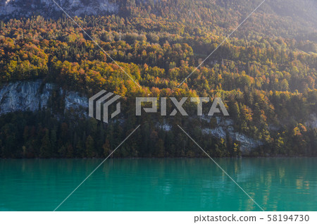 Beautiful scenery of Lake Brienz, Switzerland 58194730