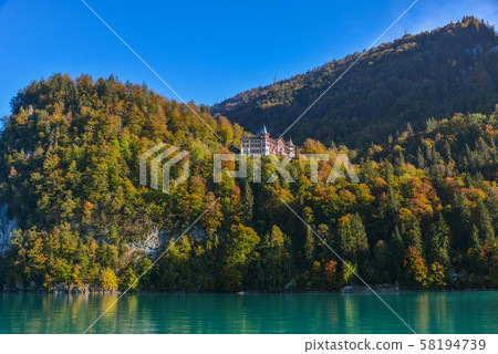 Beautiful scenery of Lake Brienz, Switzerland 58194739
