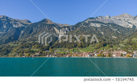 Beautiful scenery of Lake Brienz, Switzerland Beautiful scenery of Lake Brienz, Switzerland 58194748