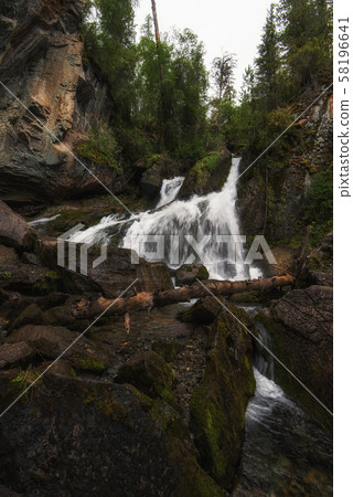 Waterfall in Altai Mountains Waterfall in Altai Mountains 58196641