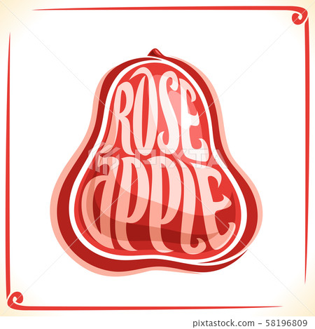Vector logo for Rose Apple 58196809