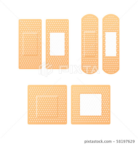 Elastic medical plasters. Adhesive bandage, called Elastic medical plasters. Adhesive bandage, called 58197629