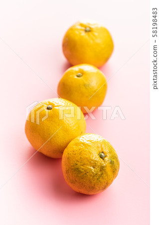 Fresh yellow tangerines. Fresh yellow tangerines. 58198483