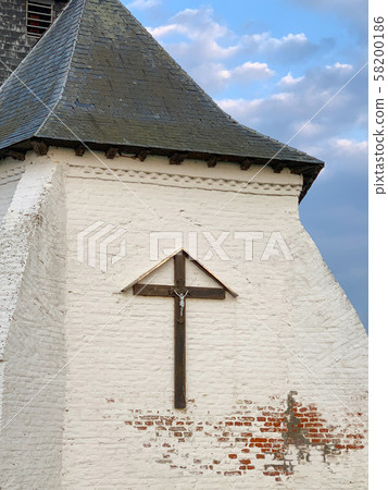 Small chapel of Try-au-Chene before sunset 58200186