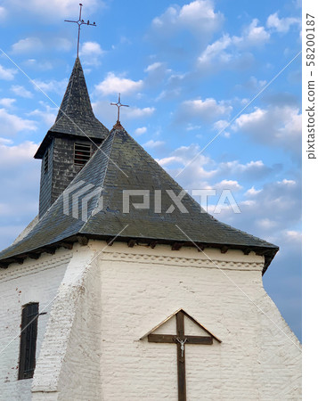 Small chapel of Try-au-Chene before sunset 58200187