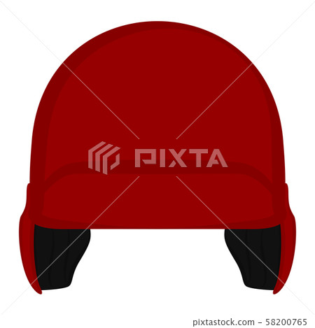 Isolated baseball helmet Isolated baseball helmet 58200765