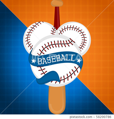 Baseball poster illustration 58200786