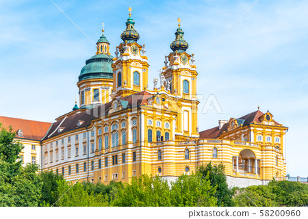 Melk Abbey in Wachau Walley, Melk, Austria Melk Abbey in Wachau Walley, Melk, Austria 58200960