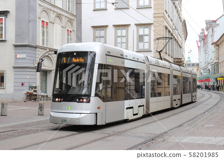 格拉茨電車電車奧地利歐洲 58201985