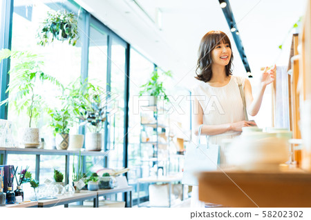 Ladies Shopping Shopping Shopping Mall Shoppers Shopping Center Ladies Shopping Shopping Shopping Mall Shoppers Shopping Center 58202302