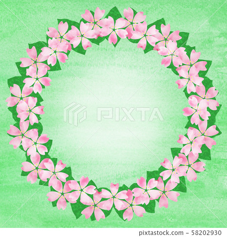 Sakura ring watercolor Sakura ring watercolor 58202930