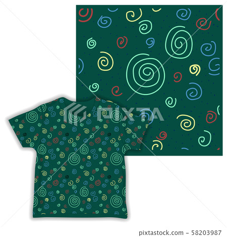 dot triangular cute seamless pattern ready for 58203987