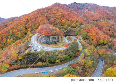 鳥瞰日光之入坂,秋葉 鳥瞰日光之入坂,秋葉 58204723