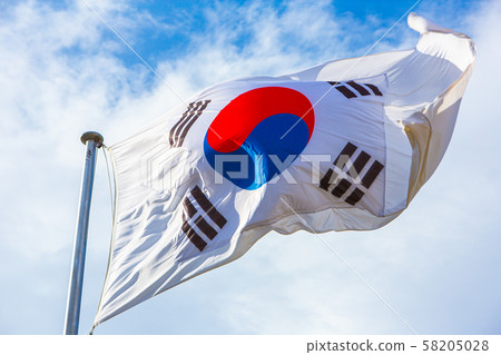 korean flag korean flag 58205028