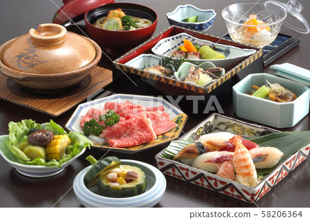 Japanese cuisine Japanese cuisine set meal Shabu-shabu Japanese food Sushi Nabe Japanese food Japanese dinner Dinner hot pot Japanese cuisine Japanese cuisine set meal Shabu-shabu Japanese food Sushi Nabe Japanese food Japanese dinner Dinner hot pot 58206364