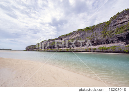 New Caledonia Loyalty Islands Uvea Lekin's Cliff 58208048