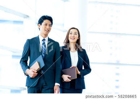 企業形象男性僱員女性僱員 企業形象男性僱員女性僱員 58208665