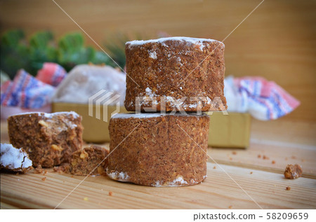 Polvorones, typical  Christmas sweets 58209659