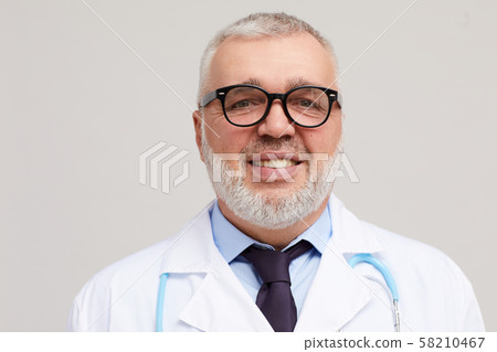 Portrait of mature doctor 58210467