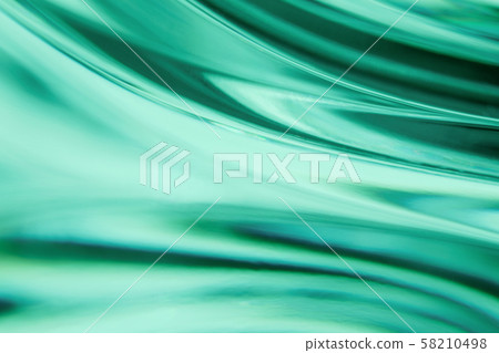 Abstract blurred mint wavy background 58210498