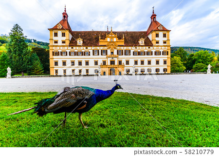 View at Eggenberg palace in Autumn tourist spot, View at Eggenberg palace in Autumn tourist spot, 58210779