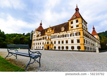 View at Eggenberg palace in Autumn tourist spot, View at Eggenberg palace in Autumn tourist spot, 58210782