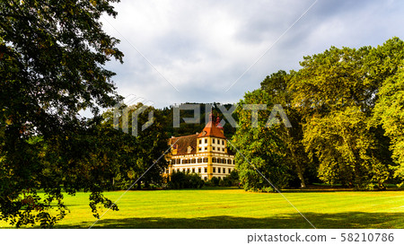 View at Eggenberg palace in Autumn tourist spot, View at Eggenberg palace in Autumn tourist spot, 58210786